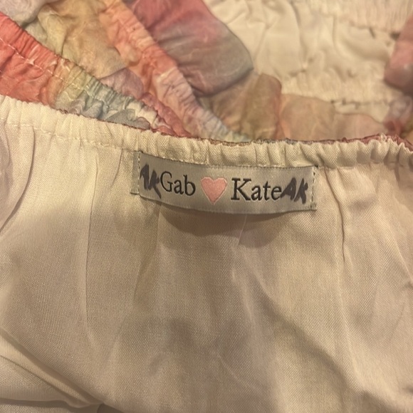 Gab Kate Woman’s Colorful Top Size S - Picture 4 of 6